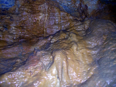 竜ヶ岩洞、洞窟内