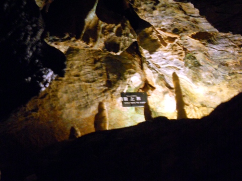 竜ヶ岩洞、洞窟内